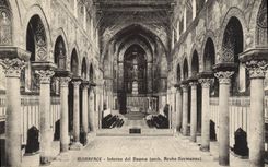 CPA Monreale interno Del Duomo