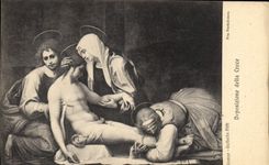 Galleria Pitti Deposizione Della Croce de Firenze de la POSTAL de la VENDIMIA