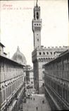 Galleria de Firenze Gli Uffici E de la POSTAL de la VENDIMIA