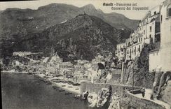 CPA Amalli Panorama Col Convento Dei Cappuccini