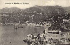 VINTAGE POSTCARD Panorama Di Ravello Visto Da Majori