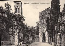VINTAGE POSTCARD Ravello Ingresso Del Palazzo Rufolo