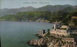VINTAGE POSTCARD Castiera Di Amalfi Castello saracena