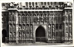 CPA Detail Of Western Screen Exeter Cathedral