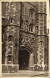 VINTAGE POSTCARD The gateway St John' S Cambridge College
