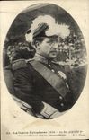 POSTAL de la VENDIMIA el rey europeo Albert comandante en jefe de la guerra las tropas belgas Militaria