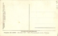 VINTAGE POSTCARD Polydoor de Mont 1857 1931