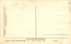CPA August Van Cauwelaert Dichter