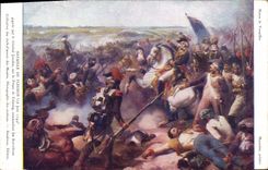 POSTAL Musee de la VENDIMIA de Versalles Battles De Fleurus Militaria