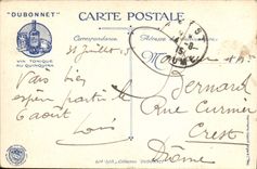 CPA Un taube pause Militaria Poilus Publicite Dubonnet Quinquina