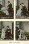 VINTAGE POSTCARD Pleasures Of Spring Woman