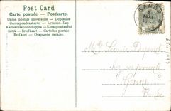 VINTAGE POSTCARD Pleasures Of Spring Woman