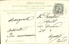 CPA Fantaisie Fleurs