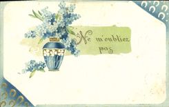 CPA Fantaisie Fleurs