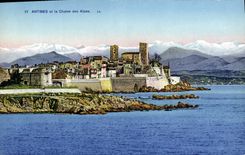 CPA Antibes Et La Chaine Des Alpes