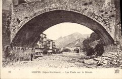 CPA Sospel Les Ponts Sur La Bevera