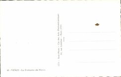 CPM Vence La Fontaine Du Peyra