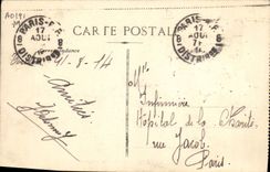 VINTAGE POSTCARD Navy Truth Armours 1st Bateau rank