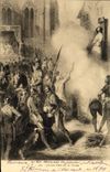 CPA Jeanne D'Arc Sur Le Bucher