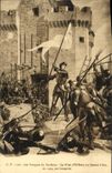 CPA Les Fresques Du Pantheon La Prise d'Orleans Par Jeanne d'Arc Lenepveu