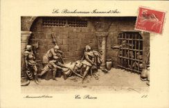 VINTAGE POSTCARD the Happy Jeanne d' Arc Monument of Orleans In Prison