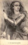 VINTAGE POSTCARD Jeanne d' Arc In Guerriere