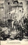 CPA Les Fresques Du Pantheon La Prise d'Orleans Par Jeanne d'Arc