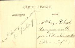 VINTAGE POSTCARD the Frescos Of the Pantheon Jeanne d' Arc brulee has Rouen in 1431 Lenepveu