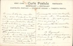 VINTAGE POSTCARD Cathedrale Of Rheims Jeanne d' Arc With the Sacring Rules Polychrome