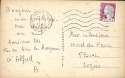 VINTAGE POSTCARD Paris the Monument Of Alfred De Musset