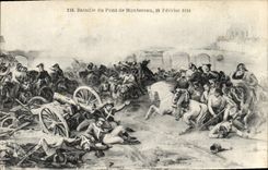 Batalla de la POSTAL de la VENDIMIA puente De Montereau Militaria del 18 de febrero de 1814