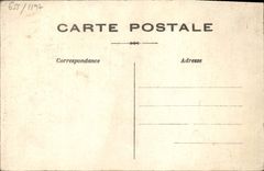 VINTAGE POSTCARD European War Of First German Flag Taken By the Militaria French