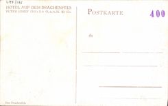 CPA Hotel Auf Dem Drachenfels Peter Josef Thelen
