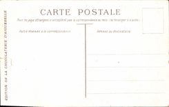 VINTAGE POSTCARD Landscape Edition Chocolate factory of Aiguebelle Chocolate