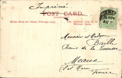 VINTAGE POSTCARD St Brelade' S Jersey (drawing with the hand of E Hubert) single