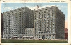 VINTAGE POSTCARD Congress Chicago Hotel