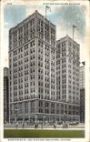 VINTAGE POSTCARD Michigan Boulevard Building Washington St And Michigan Chicago Boulevard