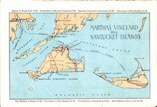 VINTAGE POSTCARD Fan-in to Ocean Park Pawnee and metropolitan hotels