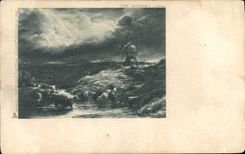 VINTAGE POSTCARD The windmill