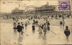 VINTAGE POSTCARD Ostend Chatel Royal Children