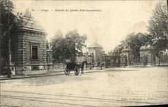 VINTAGE POSTCARD Entered Liege Of the Zoological gardens