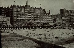 VINTAGE POSTCARD The Sands Brighton Metropolis and Large Hotels