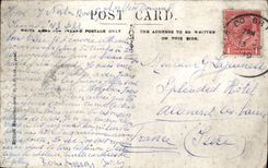 VINTAGE POSTCARD The Sands Brighton Metropolis and Large Hotels