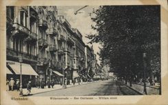 CPA Wiesbaden Wilhelmstrabe 