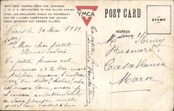 VINTAGE POSTCARD Wisterias Kameido Japan