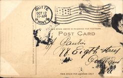 VINTAGE POSTCARD Mount