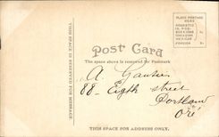 VINTAGE POSTCARD Richest Hill in the world Hillock Mount