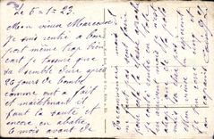 POSTAL Wiesbaden Theaterfoyer de la VENDIMIA