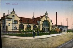 VINTAGE POSTCARD Witten Bahnhof