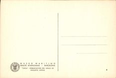 VINTAGE POSTCARD Barcelona Reales Atarazanas Museo Maritimo Boat